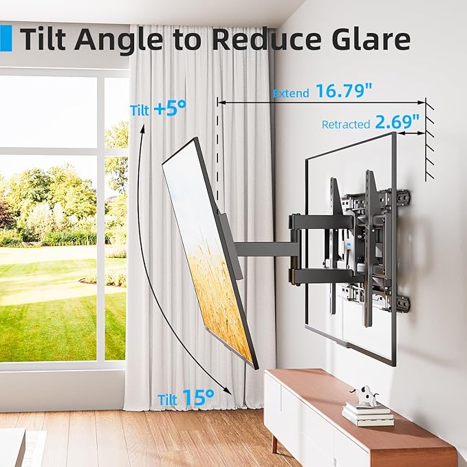 USX STAR Full Motion TV Wall Mount 24 inch Studs