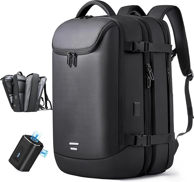 Vacuum Seal Travel Backpack 45L Expandable Air Compression System Water
