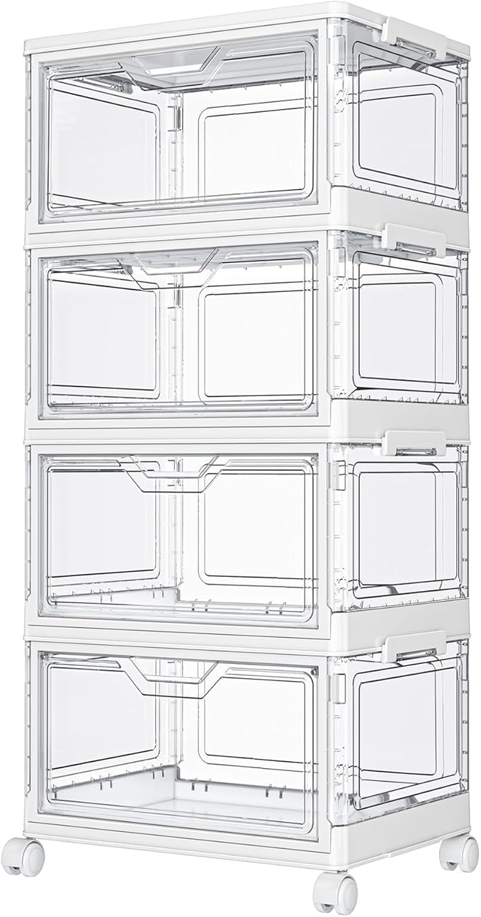 Clear Storage Bins with Lids