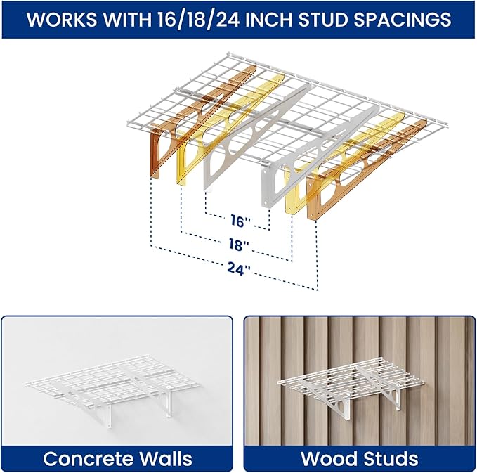 FLEXIMOUNTS 2-Pack 2x6ft Garage Shelving