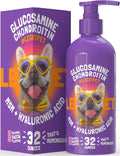 Liquid Glucosamine for Dogs with Chondroitin, MSM & Hyaluronic Acid – Bacon Flavor – Joint Support Supplement for Dogs – All Breeds – 32 oz