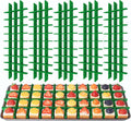 5 Sets Silicone Freeze Dryer Tray Dividers Compatible with Harvest Right Freeze Dryer Accessories - Flexible Adjustable Green Silicone Food Tray Divider Set, Reusable & Easy to Clean