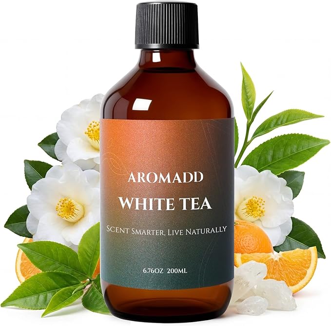 Aromadd White Tea Diffuser Oil Inspired by Luxury Hotel Scent, Essential Oils