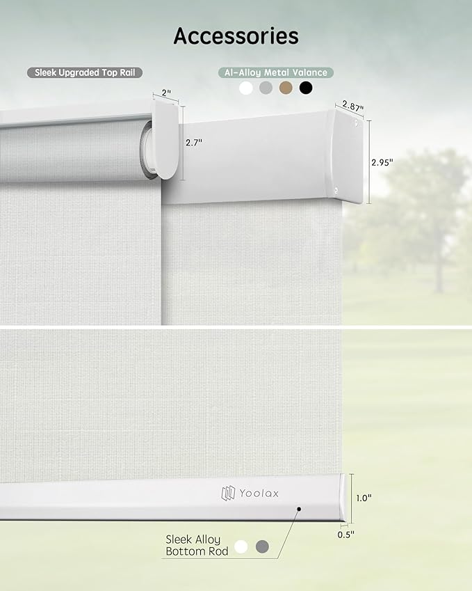 Yoolax Motorized Blinds with Remote, Smart Blinds