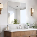 CILIBER Frameless Mirror, 30x36 inch Rectangle Bathroom Mirror