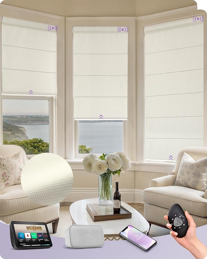 Graywind Smart Roman Shades Compatible