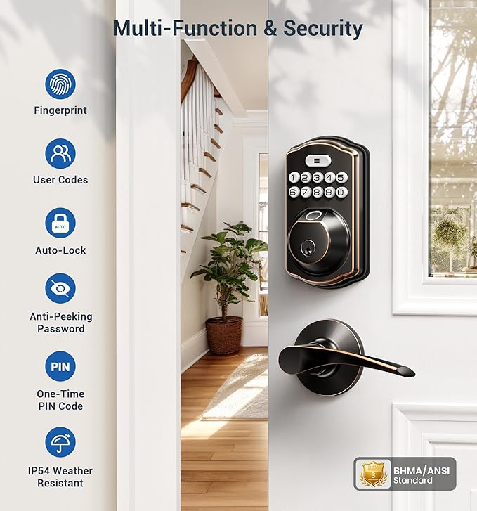Veise Fingerprint Door Lock