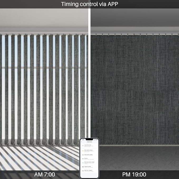 Blindify Motorized Vertical Blinds Compatible