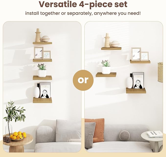 Fun Memories Square Floating Shelves