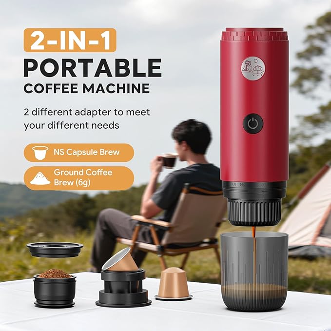 Portable Espresso Machine, Travel Coffee Maker