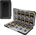 Memory Card Case with 40 Slots for 20 Micro SD SDXC SDHC TF Cards and 20 SD SDXC SDHC Cards,Anyskill SD Card Holde Features a Portable and Compact Design for Easy to Carry