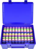 Flash Drive Case USB Memory Stick SD Card Storage Organizer- Holds 134pcs Thumb Drive Electronic Accessories Holder for Sandisk/for Samsung/for Inland/for PNY/for Netac (Blue)