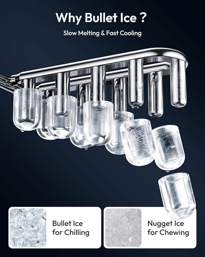 EUHOMY Countertop Ice Maker Machine