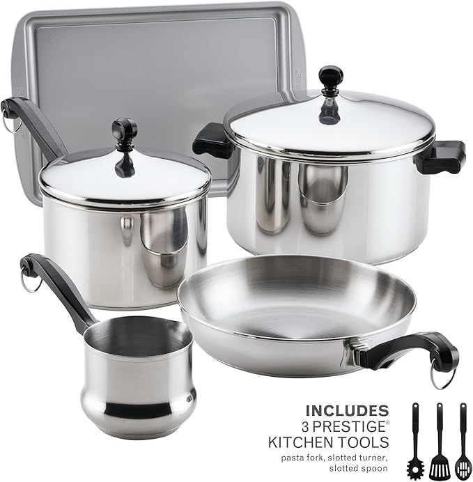 Farberware Classic Series Stainless Steel Pots and Pans