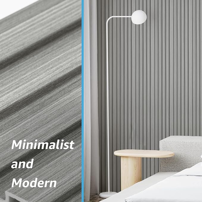 Art3d Slat Wall Panels, WPC Soundproof 3D Wall Paneling