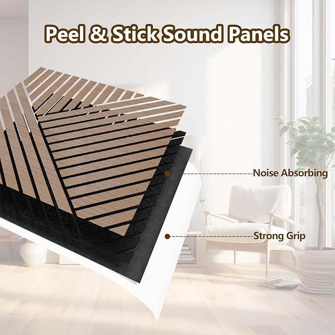 ARMURO 4 Packs Acoustic Wall Panels