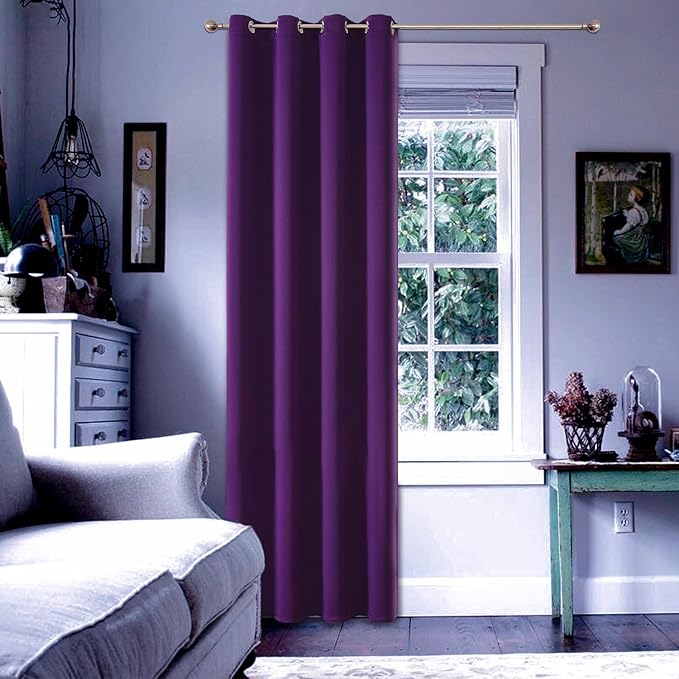 ChrisDowa Blackout Curtains 102 Inches Long