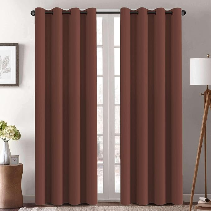 H.VERSAILTEX Thermal Insulated Blackout Window Panels Microfiber