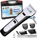 My Pet Command Professional Dog Clippers for Grooming, Cordless Rechargeable Pet Trimmers, Heavy Duty Dog Clippers for Thick Coats, Low Noise, Light Weight