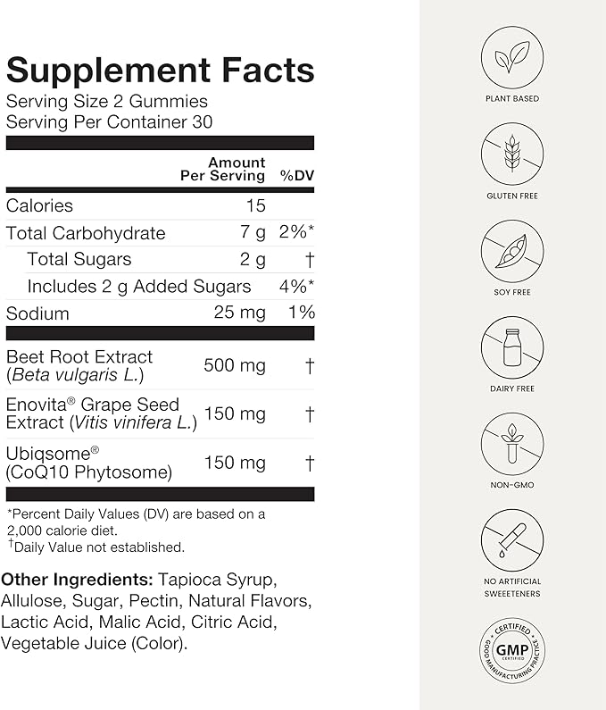 Humann SuperBeets Heart Gummies Advanced