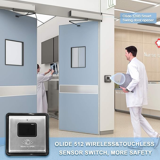 Olideauto Olide-120B Sensor Open Automatic Touchless Swing Door