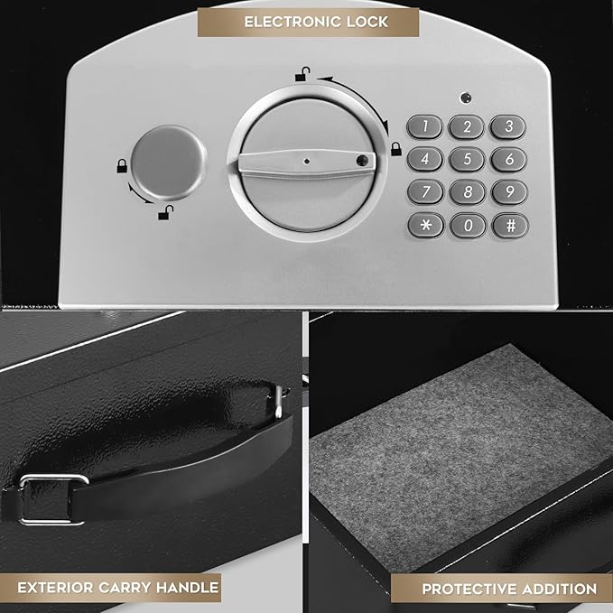 Dalmbox Portable Metal Safe Box