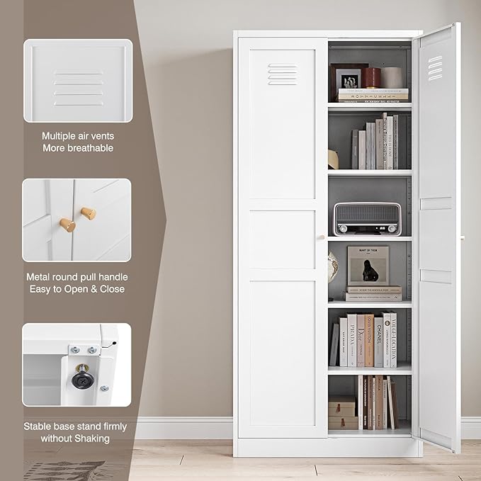 Yizosh Metal Storage Cabinet