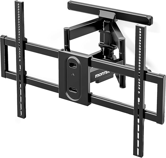 monTEK Heavy Duty Full Motion TV Wall Mount