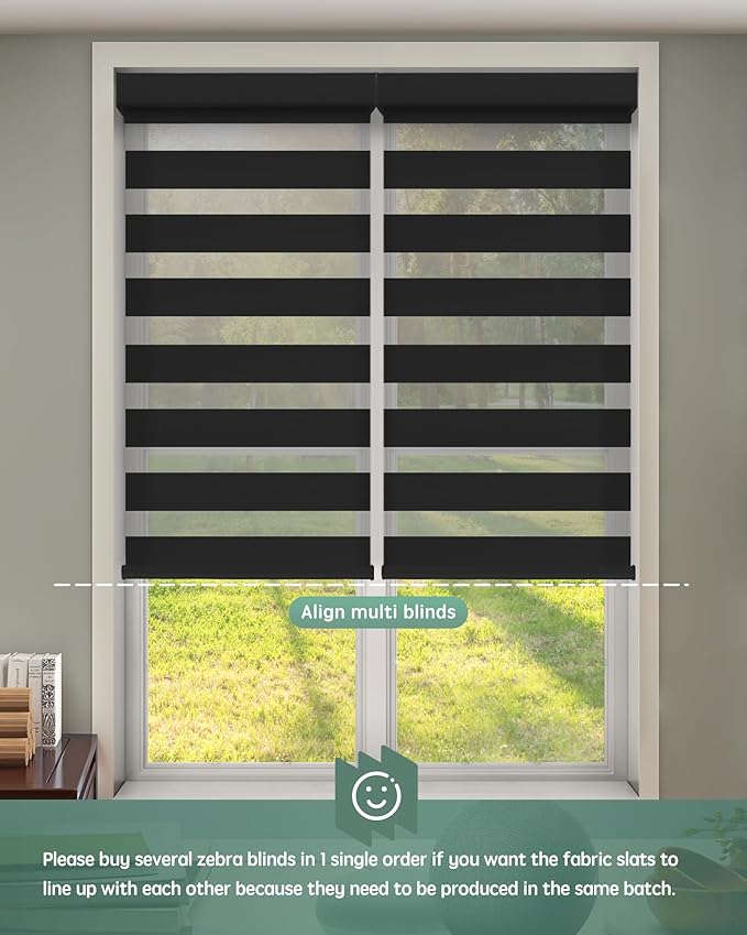 Yoolax Motorized Zebra Blinds Compatible