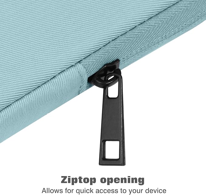 Moko 9-11 Inch Tablet Sleeve Bag Carrying Case Fits iPad air 5 10.9" 2022, iPad Pro 11 M2 2022-2018, iPad 10th 10.9,iPad 9/8/7th Gen 10.2,iPad Air 4 10.9/Air 3 10.5,Tab S8/S9 11", Misty Blue