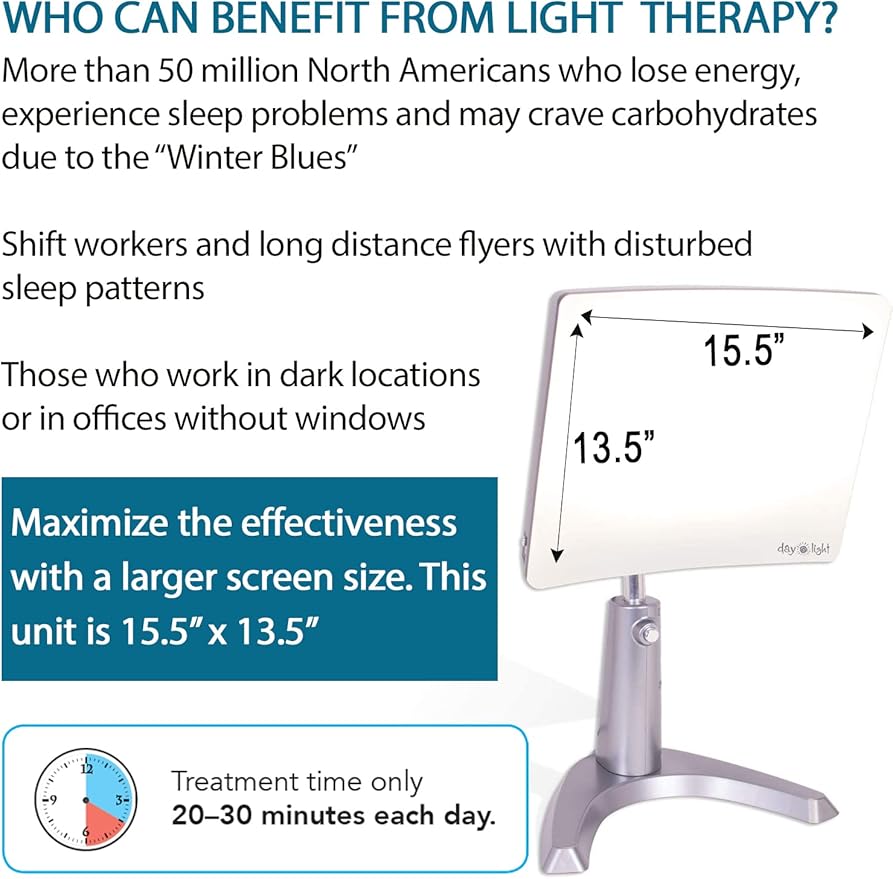 Carex Day-Light Classic Plus Sunlight Therapy Lamp