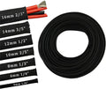 30ft PET Expandable Sleeving Wire Cable Sleeve (2/5", Black)