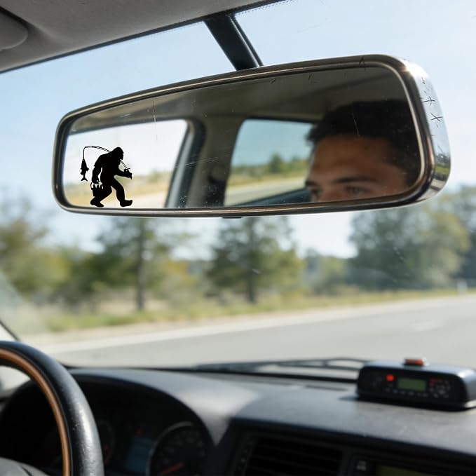 2Pcs Alpaca Rear View Mirror Sticker Waterproof Vinyl Car Window Decal | Alpacas Car Accessories, Cute "Moo-tivational" Auto Decals Decor, Alpaca Gifts for Women Men Animal Lovers