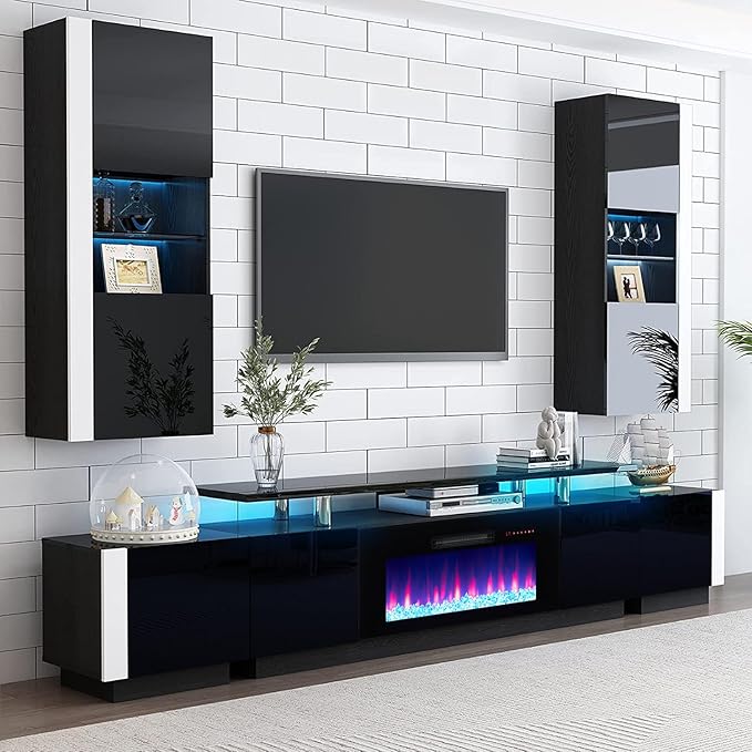 AMERLIFE Fireplace TV Stand