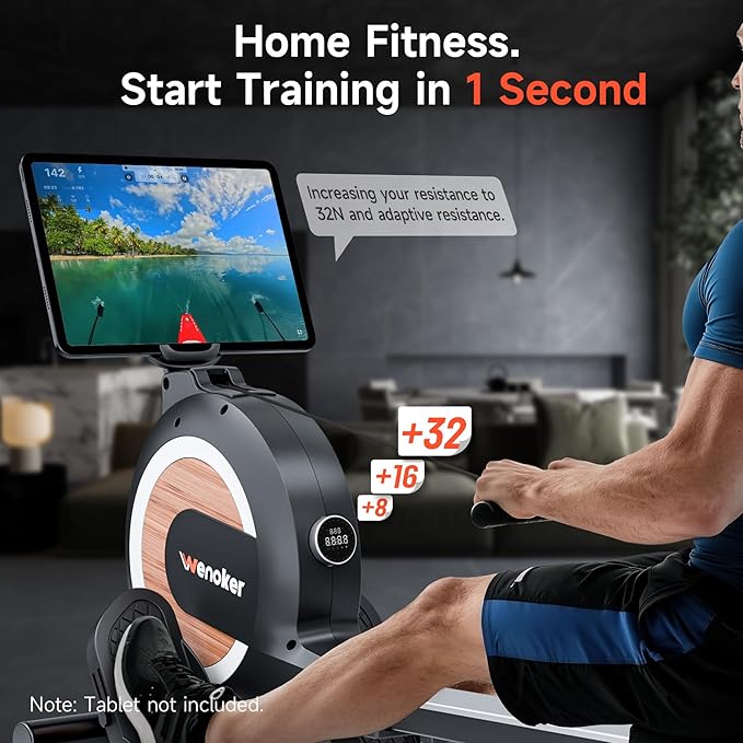 Rowing Machine, Wenoker Magnetic Rower Machine