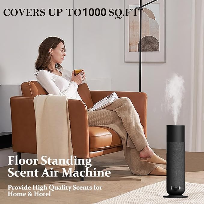 Smart Waterless Essential Oil Diffuser, Scent Air Machine