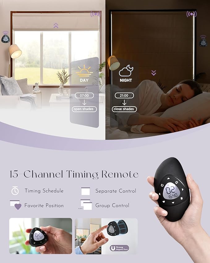Graywind Smart Roman Shades Compatible