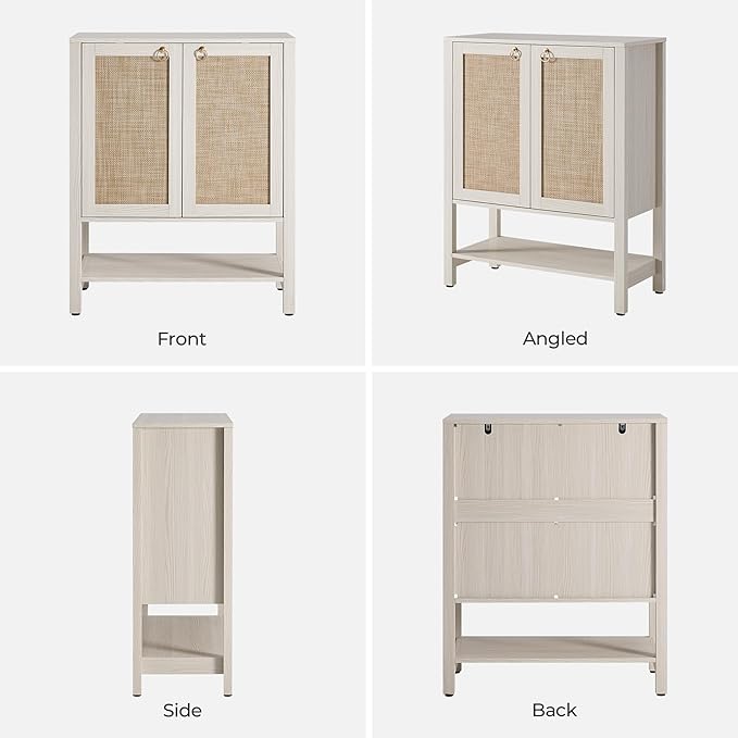 SICOTAS Rattan Shoe Cabinet