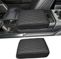 Xaido Center Console Cover for 2021-2025 2026 Ford F150 & 2022-2025 2026 F150 Lightning Work Surface Console Accessories, Leather Armrest Protector Pad (Only fit for Work Surface Console)
