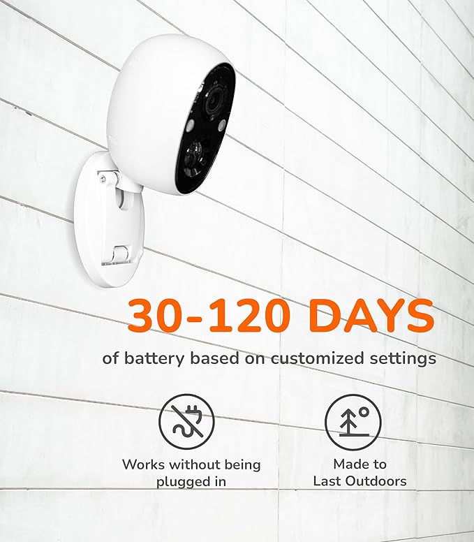 Sensforge 2.5K Indoor Outdoor Battery Camera