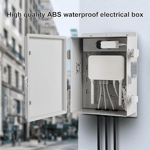 Namunanee Outdoor Electrical Junction Box, ABS Water Resistant Enclosure