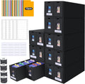 14000+ Card Storage Box, 2700+ Toploader Card Storage Box for Commander Display,with 72 Dividers, Labels & Tapes,Fit for TCG, PTCG, MTG