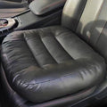 Booster Car Seat Cushion, Thick Leather Car Seat Cushion Pad for Adult to Raise Height, Portable Backless Car Seat Pillow with Handle for Trucks Driving, Suvs, Office Chairs, Wheelchairs