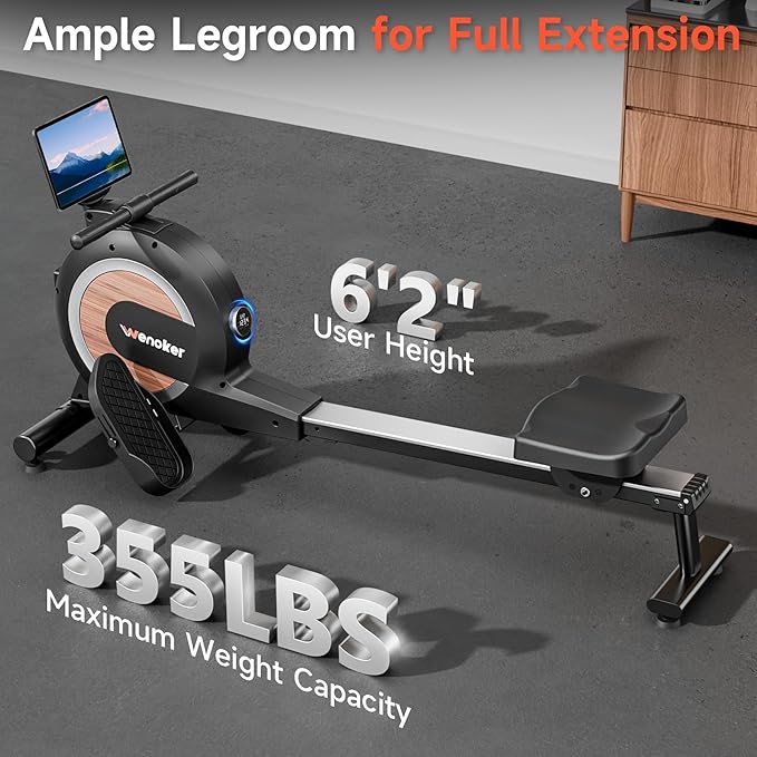 Rowing Machine, Wenoker Magnetic Rower Machine