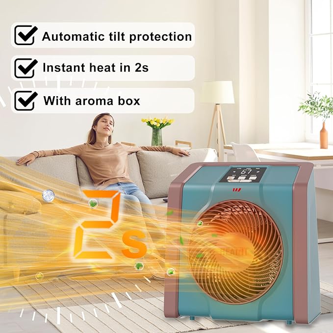 HEATIT Space Heater for Indoor, Digital Display