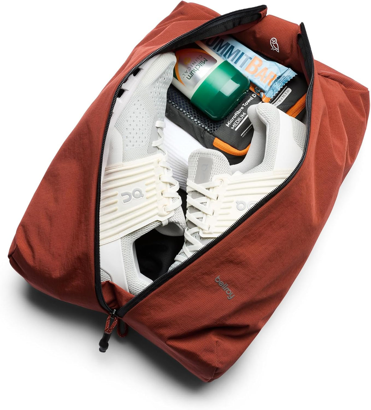 Bellroy Lite Packing Caddy 10L (Travel Organizer Packing Cube, Zip-up Storage Solution for Travel Near or far) - Clay