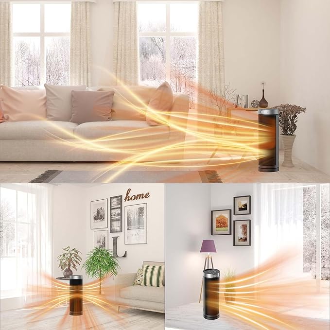 Ceramic Space Heater, Portable Indoor Heater
