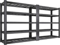 REIBII 3010LBS Storage Shelves 72" H Garage Shelving Heavy Duty Metal Shelving 5 Tier Adjustable Metal Shelves for Storage for Kitchen Pantry Warehouse Basement 72" H x 35.5" W x 16" D, 2 Pack