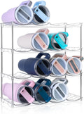 Larger Water Bottle Organizer for Stanley 40 oz Tumbler, Stackable Water Bottle Holder Rack for Cabinet, Kitchen Storage Organizer for for Stanley Cup Accessories, Tumbler Storage Holder，4 Pack