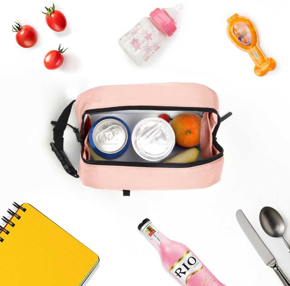 Cooler Lunch Bag - Freezable and Insulated for Travel, Kids/Adults, Fit for Yogurt
